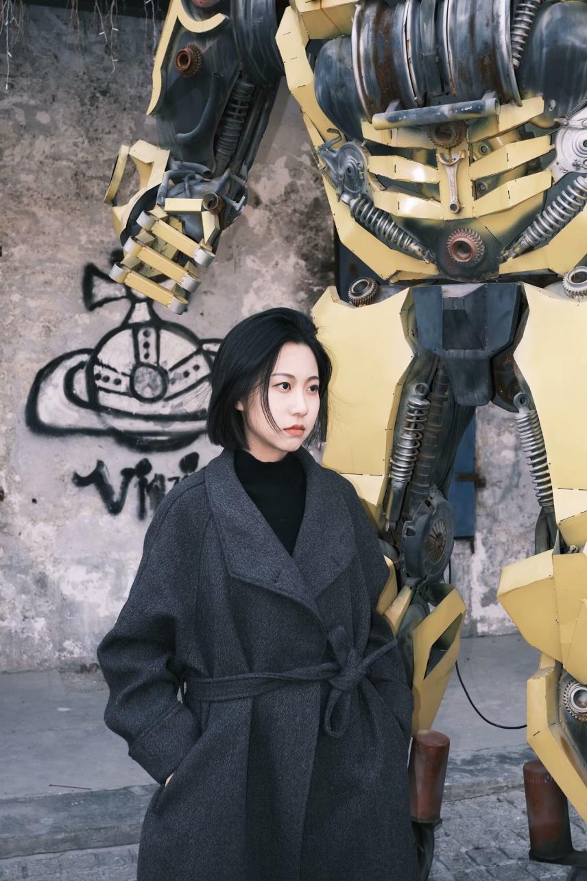 Portrait of Wenxiu Wei during a day out